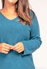 Picture of CURVY GIRL SOFT V NECK JUMPER